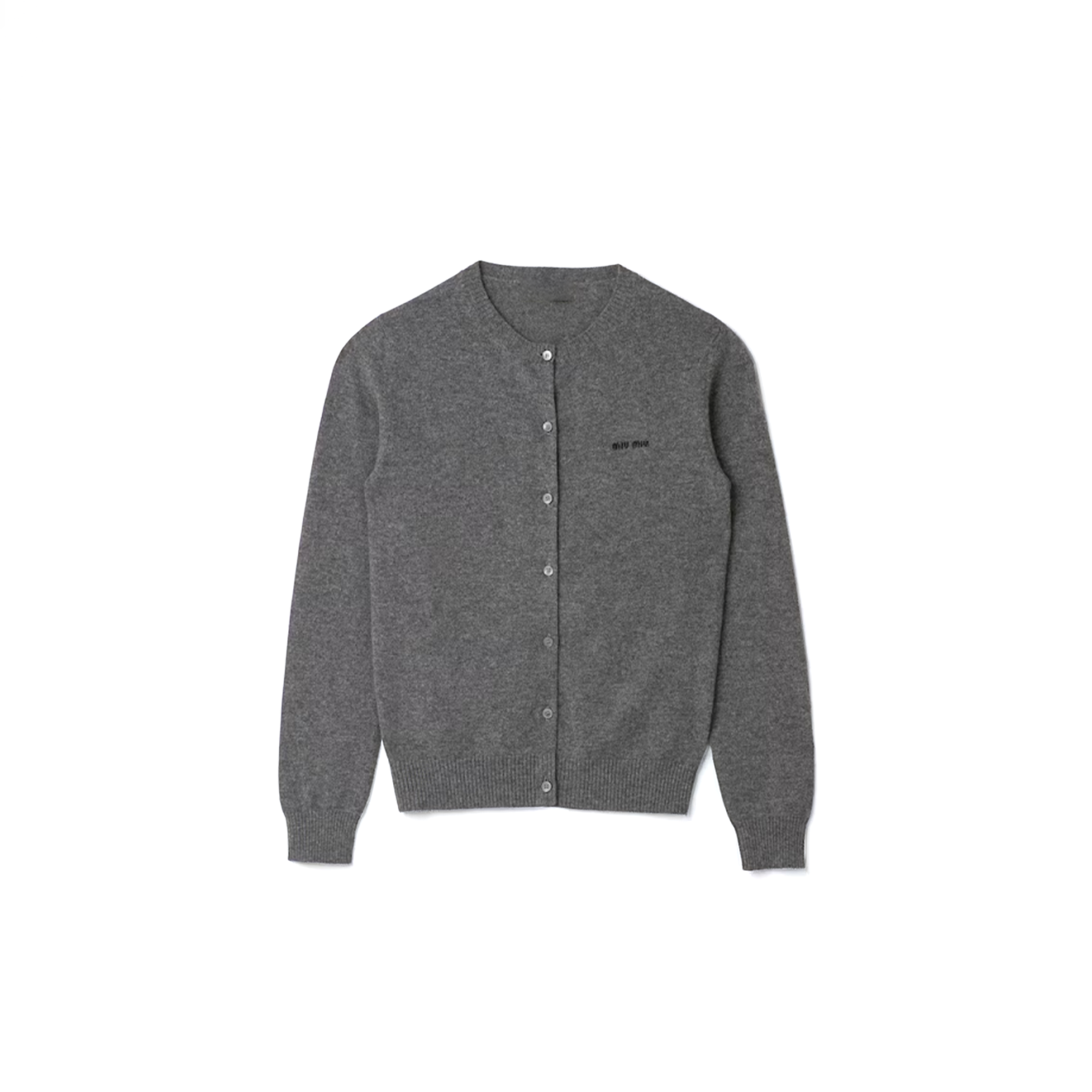 MIU MIU CASHMERE KNITTED CARDIGAN MMF787